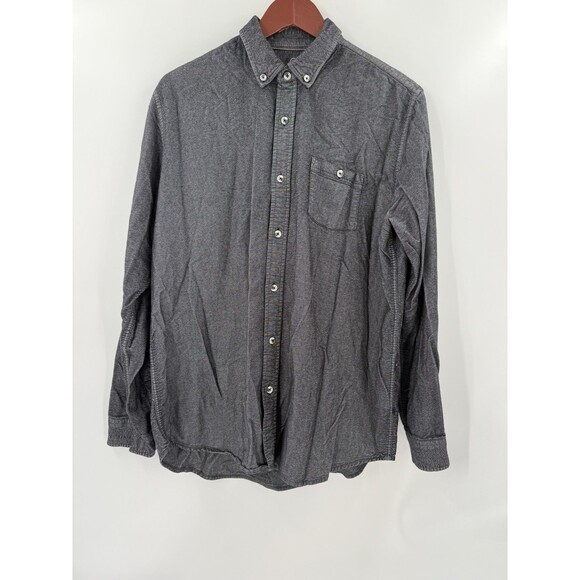 Free Fly Sullivan Shirt Mens XL Charcoal Chambray Bamboo Stretch Button Down - Picture 3 of 11